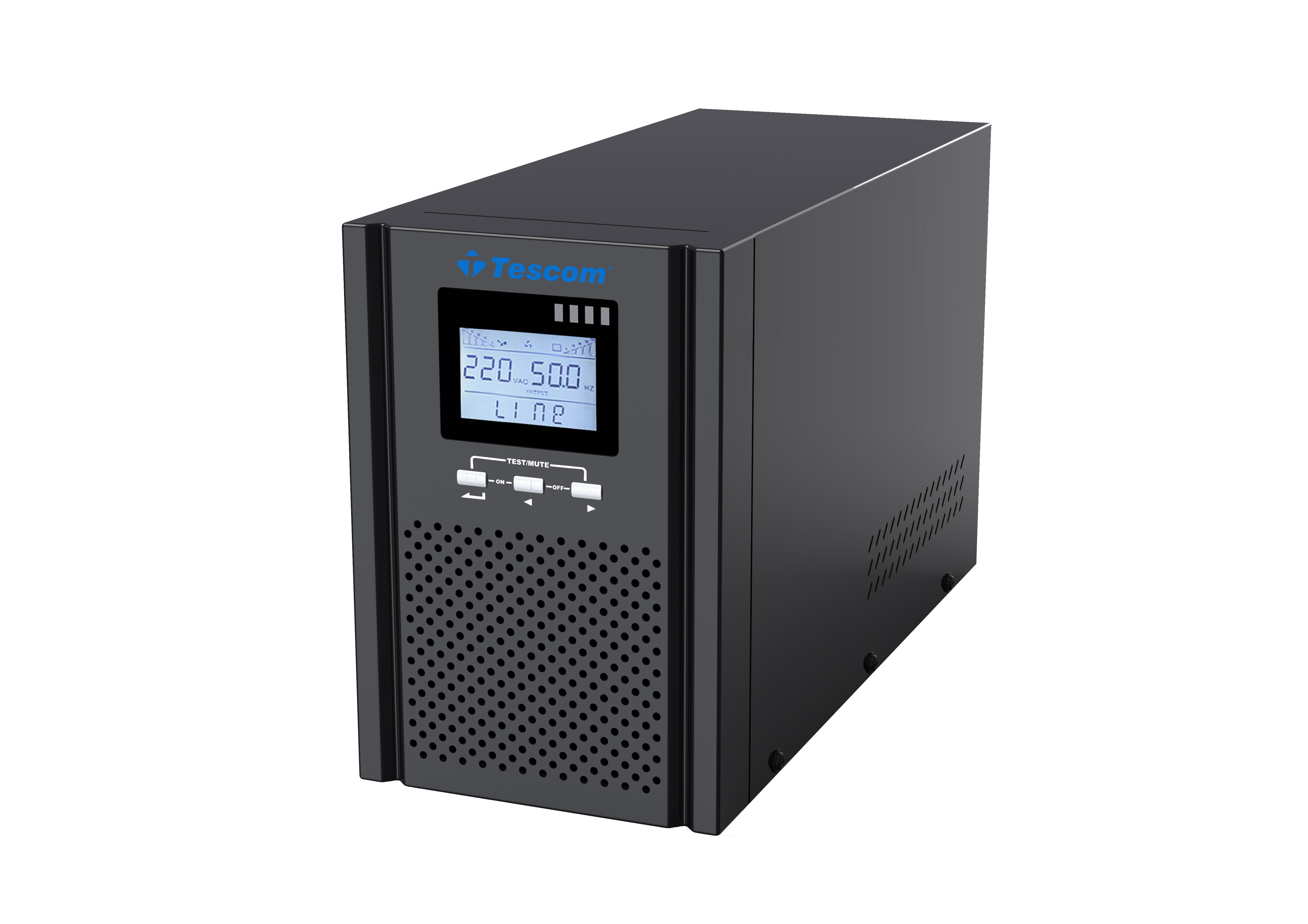 TESCOM TEOSPLUS 1 KVA (2X7AH) 4-8 DK 900W LCD ONLINE UPS...